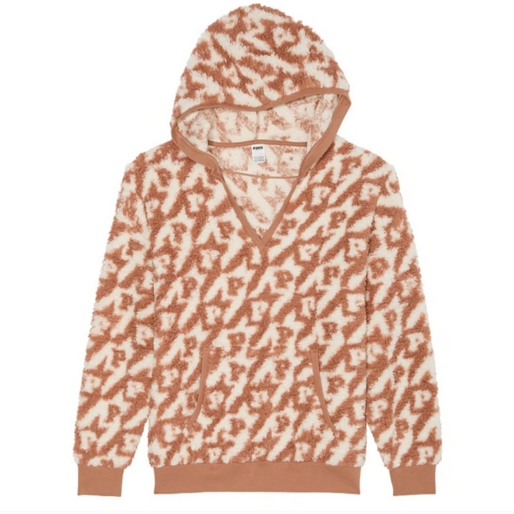 PINK Victoria’s Secret Cozy Fleece Pullover Hoodie